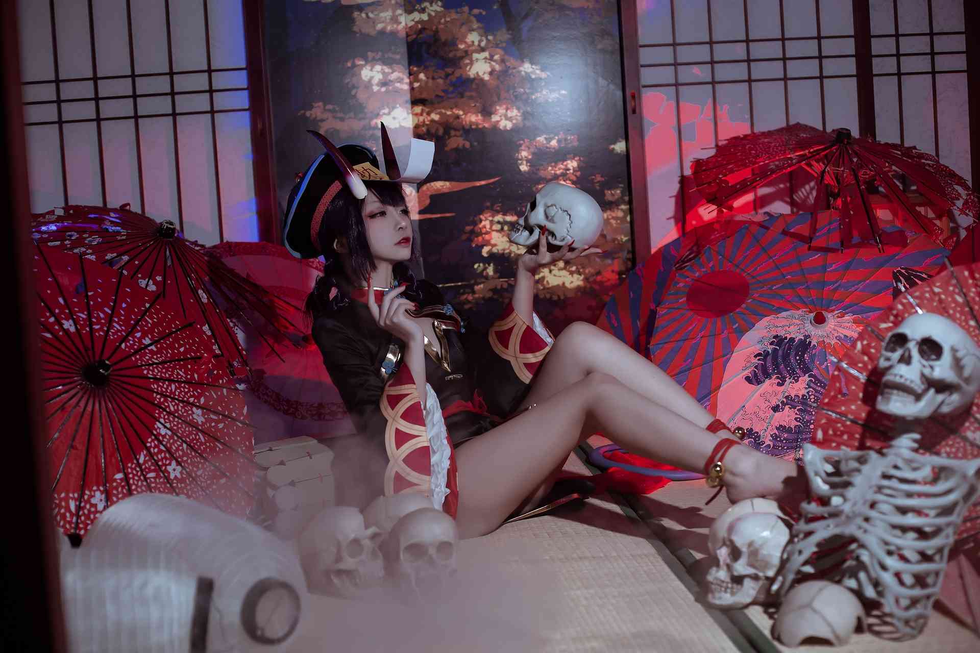 二佐Nisa酒吞僵尸童子